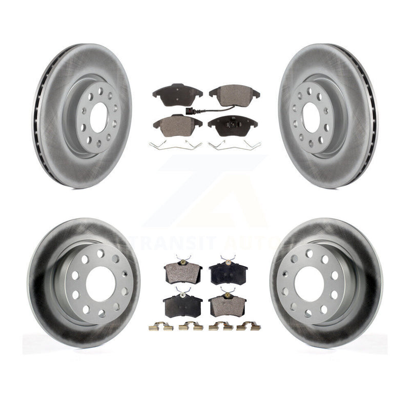 Transit Auto KGF-100914 Disc Brake Kit for 2014-2018 Volkswagen Jetta, Volkswagen Beetle - Front and Rear