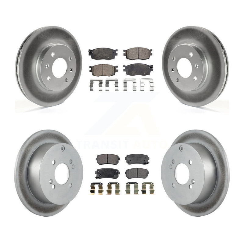 Transit Auto KGF-100927 Disc Brake Kit for 2006-2010 Hyundai Accent, Kia Rio, Kia Rio5 - Front and Rear