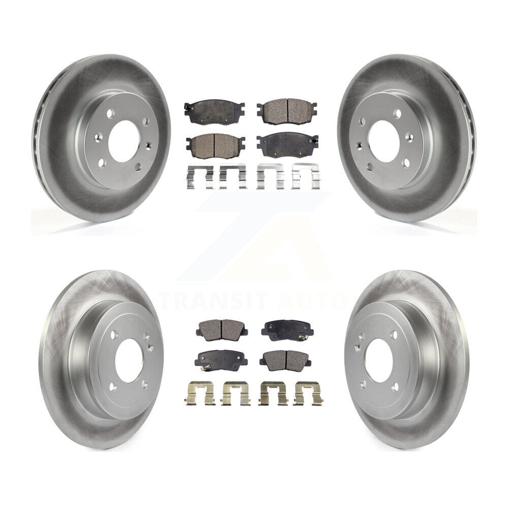 Transit Auto KGF-100928 Disc Brake Kit for 2011 Hyundai Accent - Front and Rear