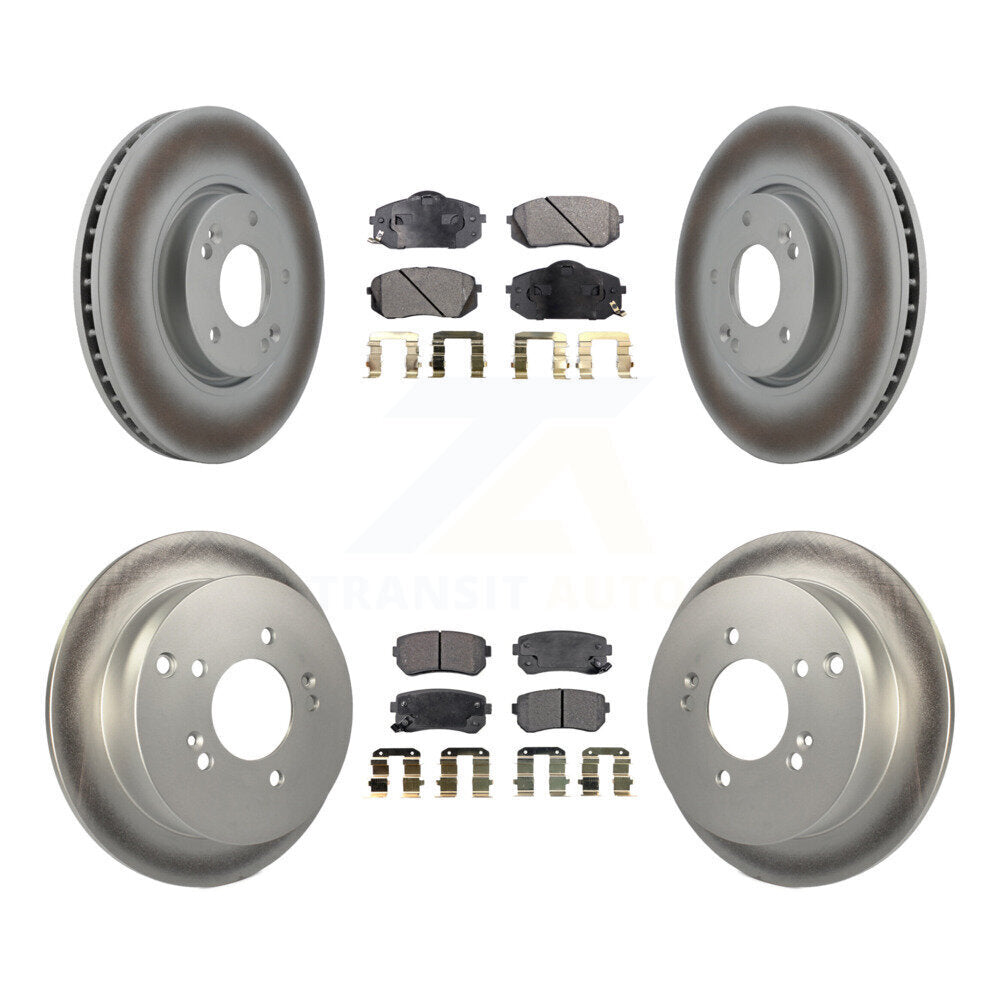 Transit Auto KGF-100935 Disc Brake Kit for 2010-2016 Hyundai Tucson, Kia Sportage - Front and Rear