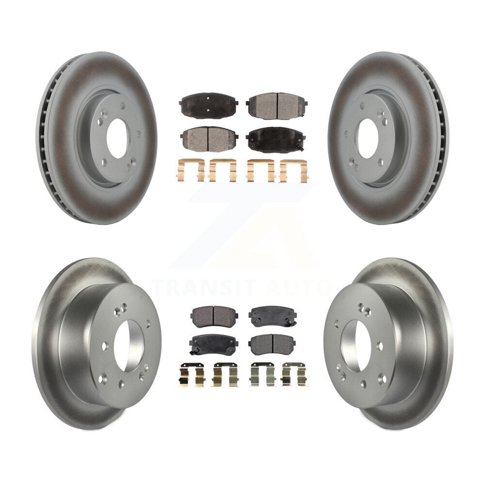 Transit Auto KGF-100937 Disc Brake Kit for 2010-2013 Kia Forte5, Kia Forte, Kia Forte Koup - Front and Rear