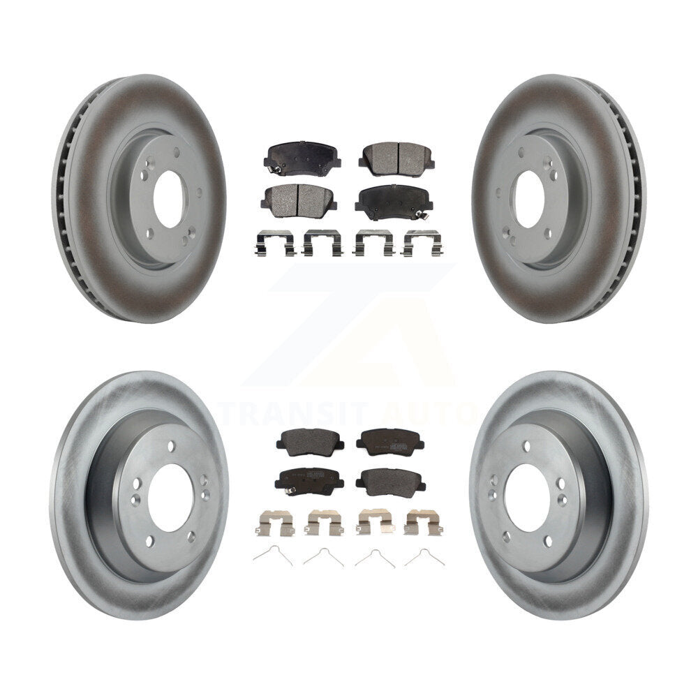 Transit Auto KGF-100939 Disc Brake Kit for 2014-2017 Kia Rondo - Front and Rear