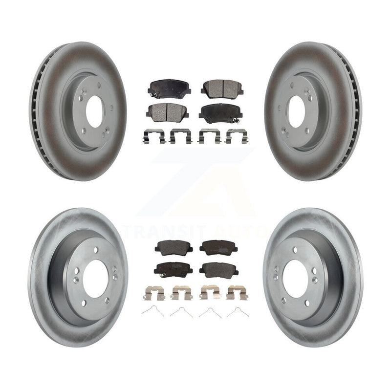 Transit Auto KGF-100939 Disc Brake Kit for 2014-2017 Kia Rondo - Front and Rear