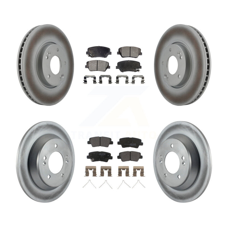 Transit Auto KGF-100940 Disc Brake Kit for 2014-2017 Kia Rondo - Front and Rear