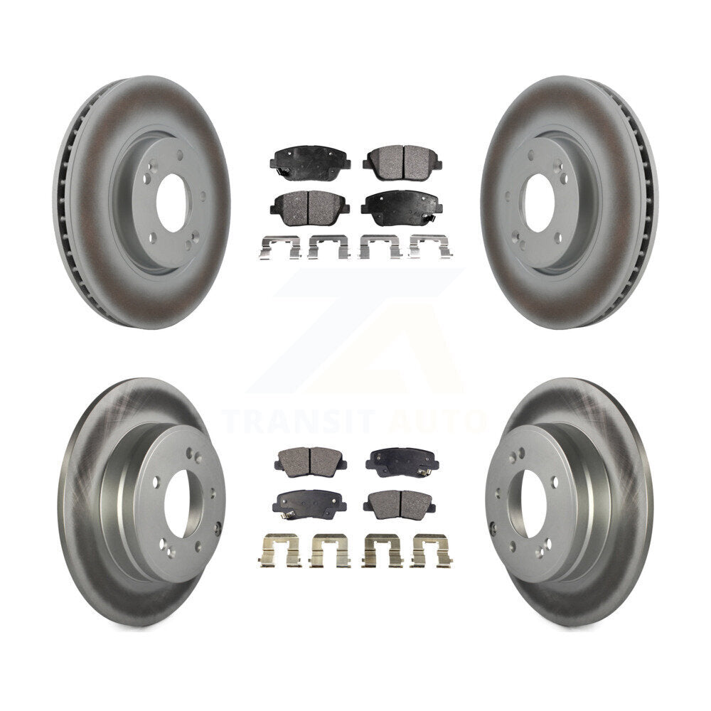 Transit Auto KGF-100941 Disc Brake Kit for 2011-2016 Kia Optima, Hyundai Sonata - Front and Rear