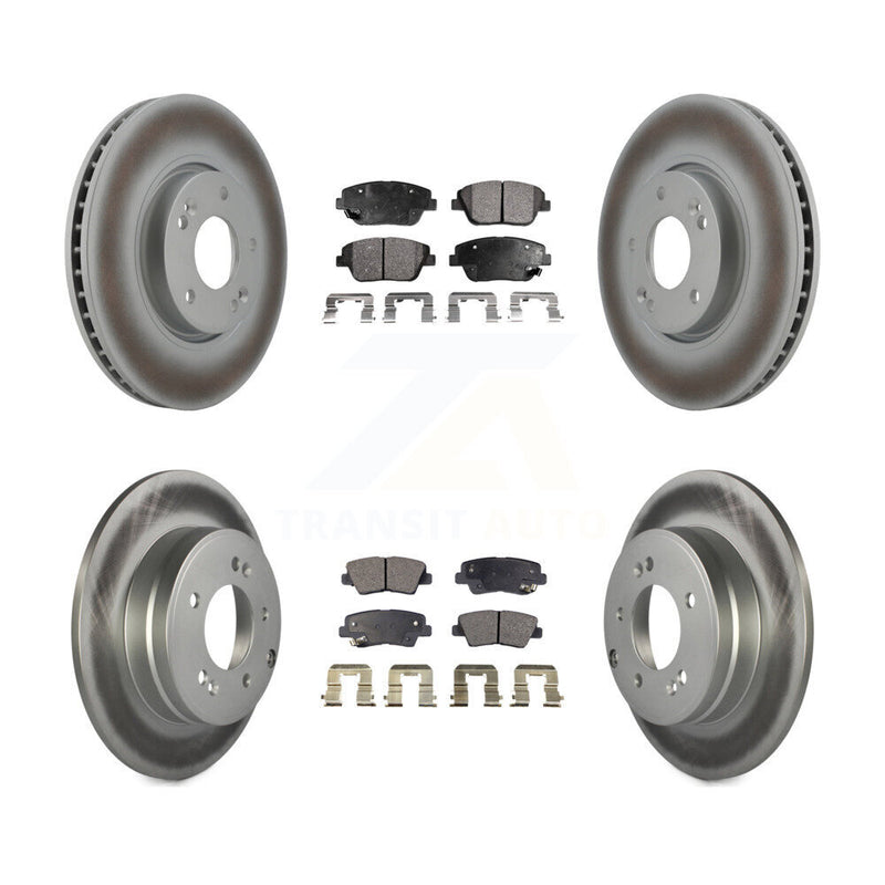 Transit Auto KGF-100941 Disc Brake Kit for 2011-2016 Kia Optima, Hyundai Sonata - Front and Rear