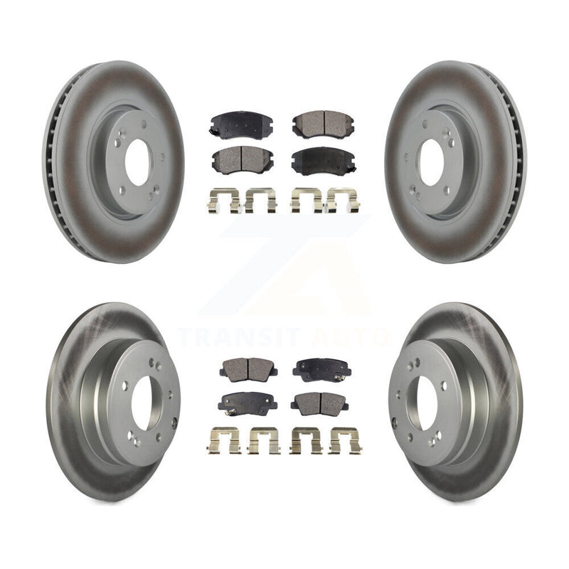 Transit Auto KGF-100948 Disc Brake Kit for 2008-2010 Hyundai Sonata - Front and Rear