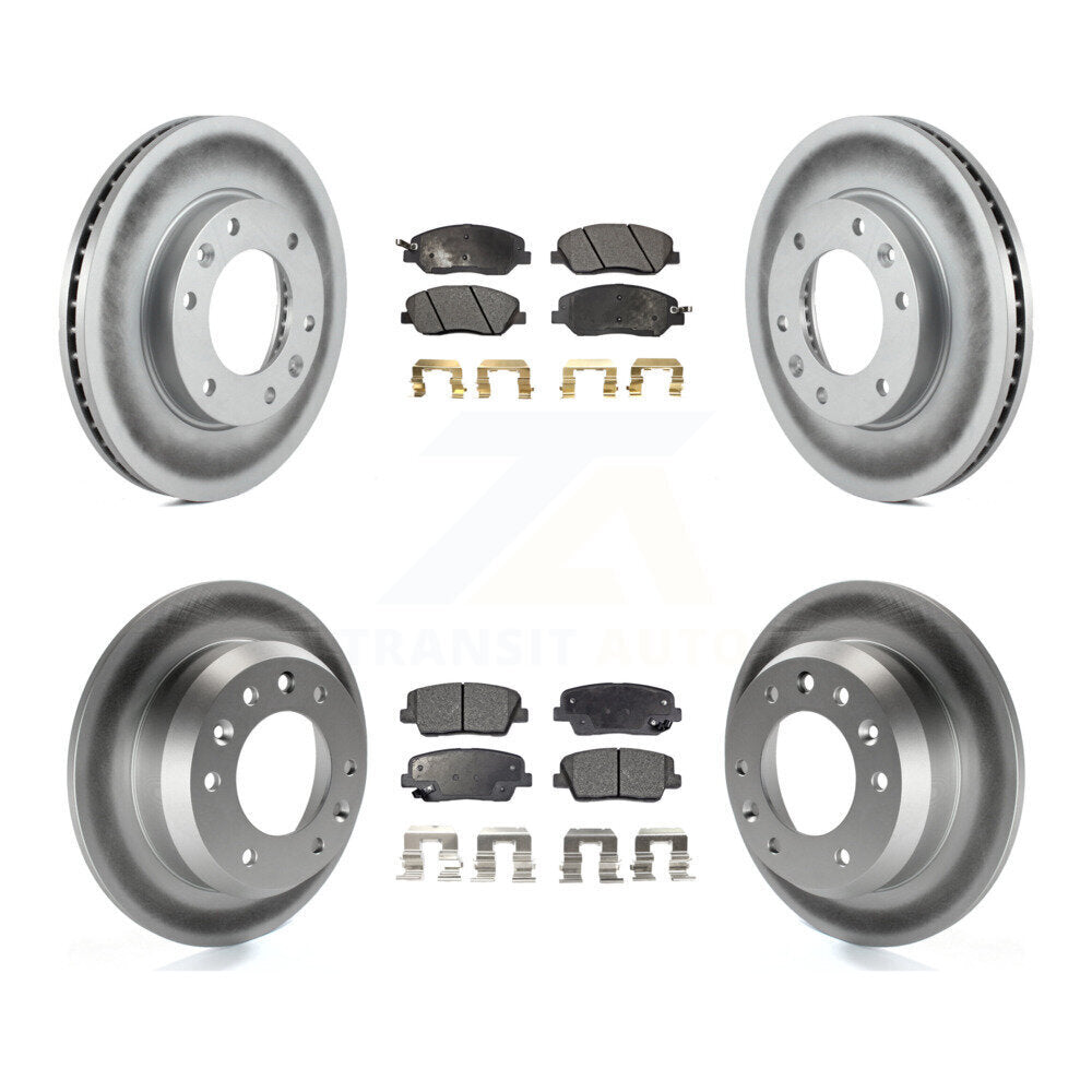 Transit Auto KGF-100950 Disc Brake Kit for 2006-2014 Kia Sedona, Hyundai Entourage - Front and Rear