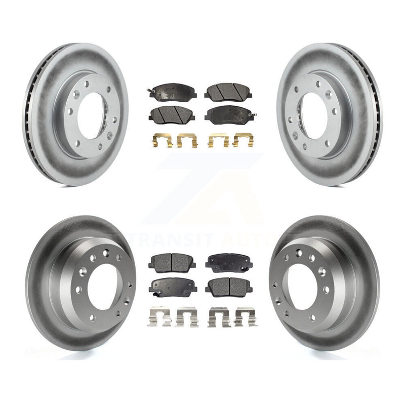 Transit Auto KGF-100950 Disc Brake Kit for 2006-2014 Kia Sedona, Hyundai Entourage - Front and Rear
