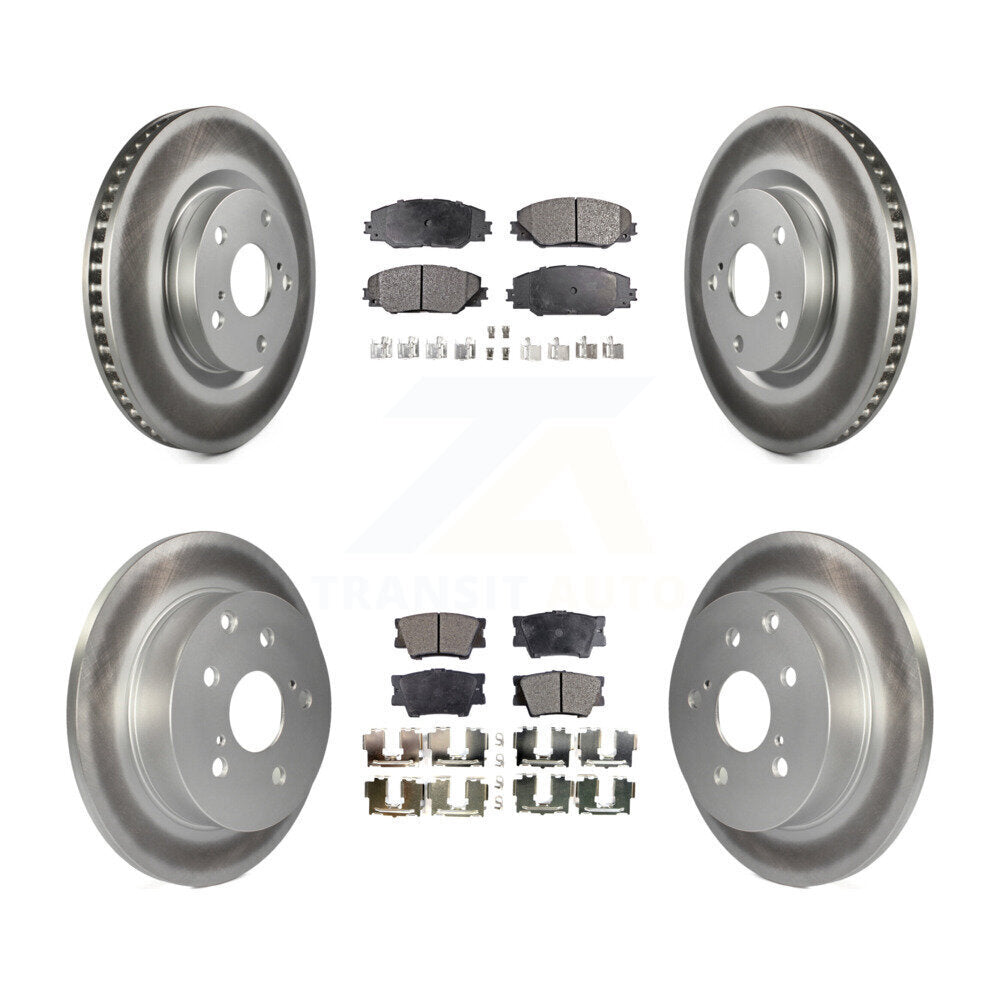 Transit Auto KGF-100955 Disc Brake Kit for 2006-2018 Toyota RAV4 - Front and Rear