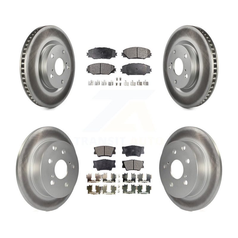 Transit Auto KGF-100955 Disc Brake Kit for 2006-2018 Toyota RAV4 - Front and Rear