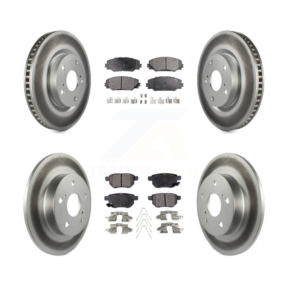 Transit Auto KGF-100958 Disc Brake Kit for 2011-2016 Scion tC - Front and Rear