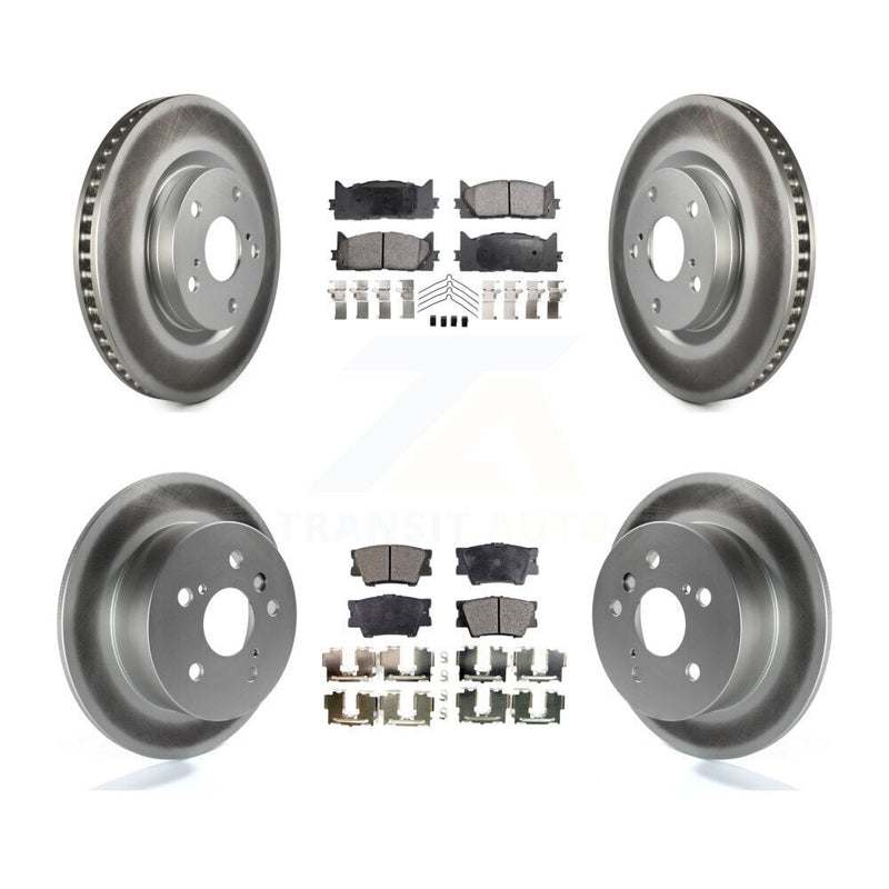 Transit Auto KGF-100959 Disc Brake Kit for 2007-2012 Toyota Avalon, Lexus ES350, Toyota Camry - Front and Rear