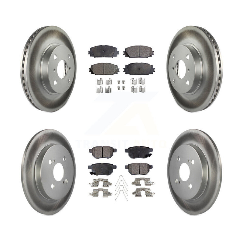 Transit Auto KGF-100961 Disc Brake Kit for 2012-2013 Toyota Yaris - Front and Rear