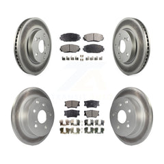 Transit Auto KGF-100962 Disc Brake Kit for 2006-2018 Toyota RAV4, Lexus HS250h - Front and Rear