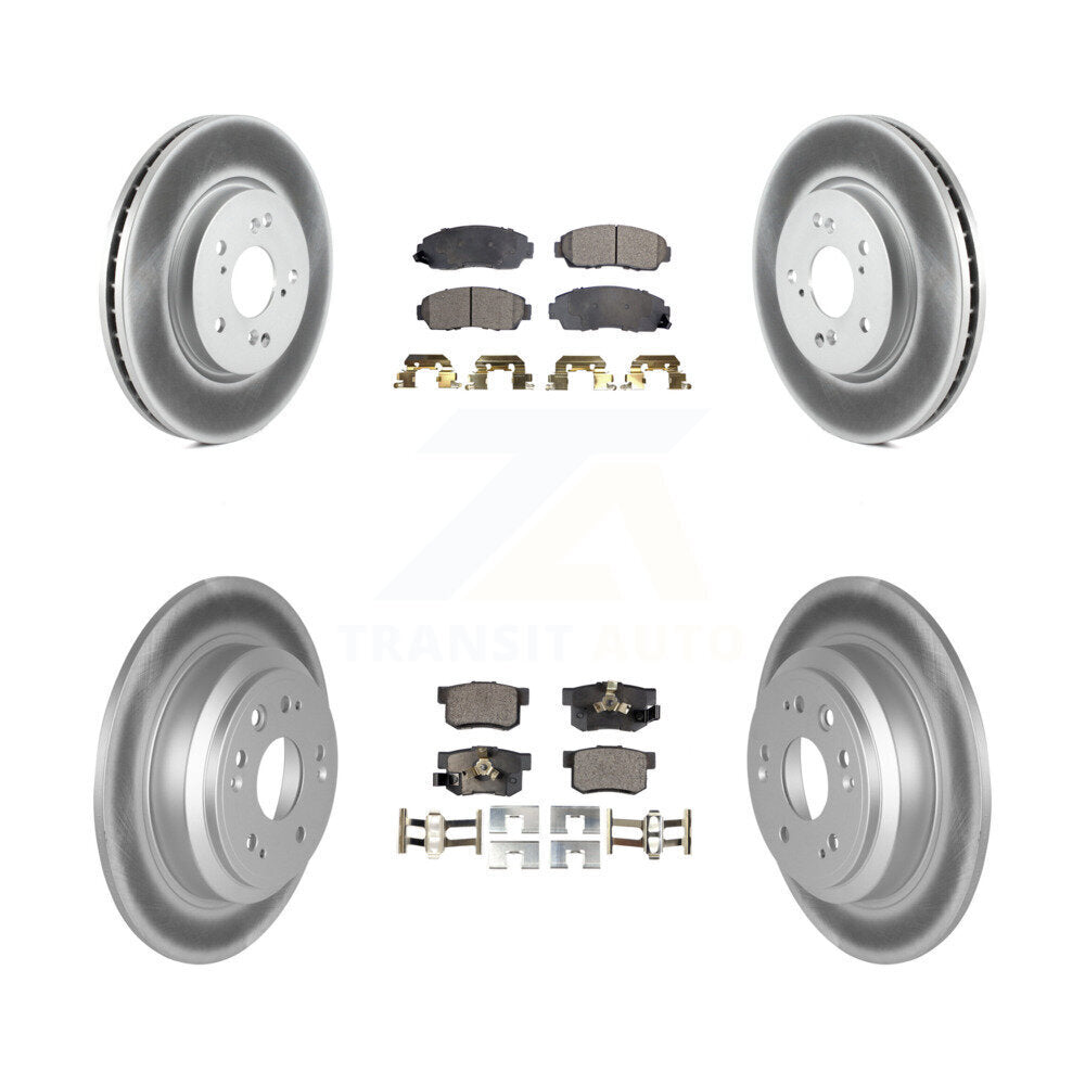 Transit Auto KGF-100975 Disc Brake Kit for 2010-2012 Honda Crosstour, Honda Accord Crosstour - Front and Rear