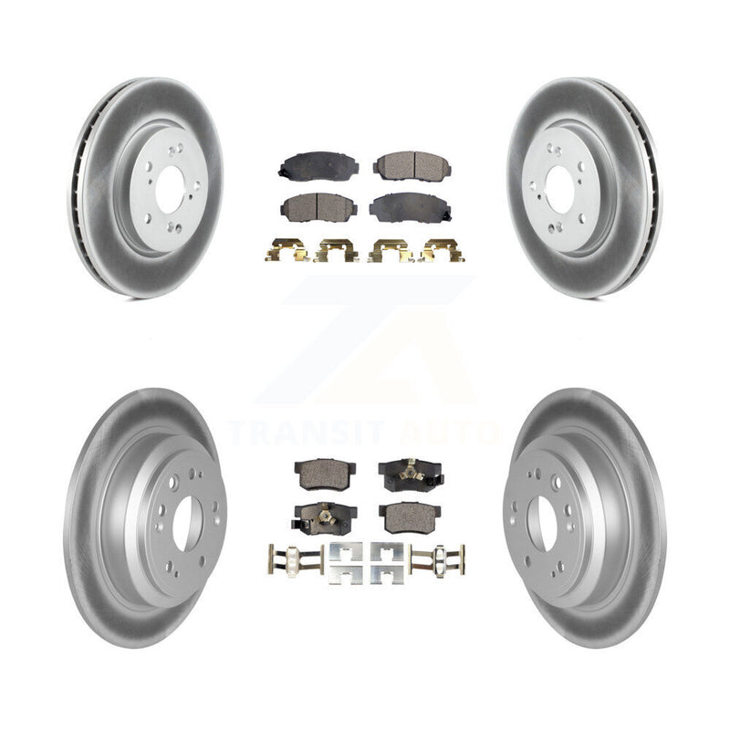 Transit Auto KGF-100975 Disc Brake Kit for 2010-2012 Honda Crosstour, Honda Accord Crosstour - Front and Rear