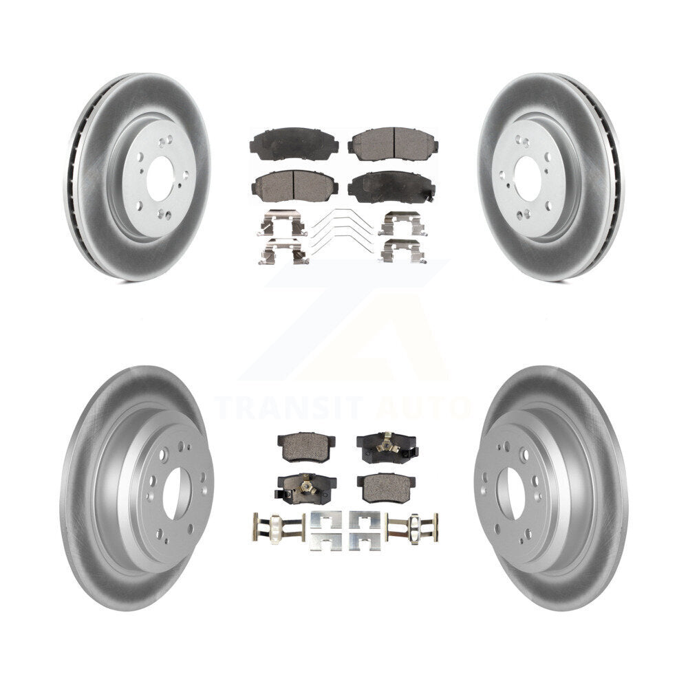 Transit Auto KGF-100977 Disc Brake Kit for 2011-2015 Honda Crosstour, Honda Accord Crosstour - Front and Rear