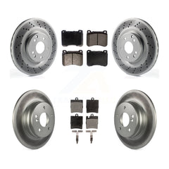 Transit Auto KGF-100978 Disc Brake Kit for 2004-2011 Mercedes-Benz SLK300, Mercedes-Benz CLK350 and More - Front and Rear