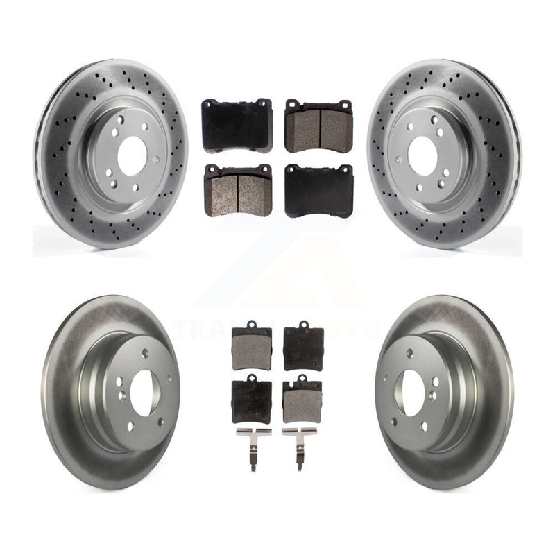 Transit Auto KGF-100978 Disc Brake Kit for 2004-2011 Mercedes-Benz SLK300, Mercedes-Benz CLK350 and More - Front and Rear