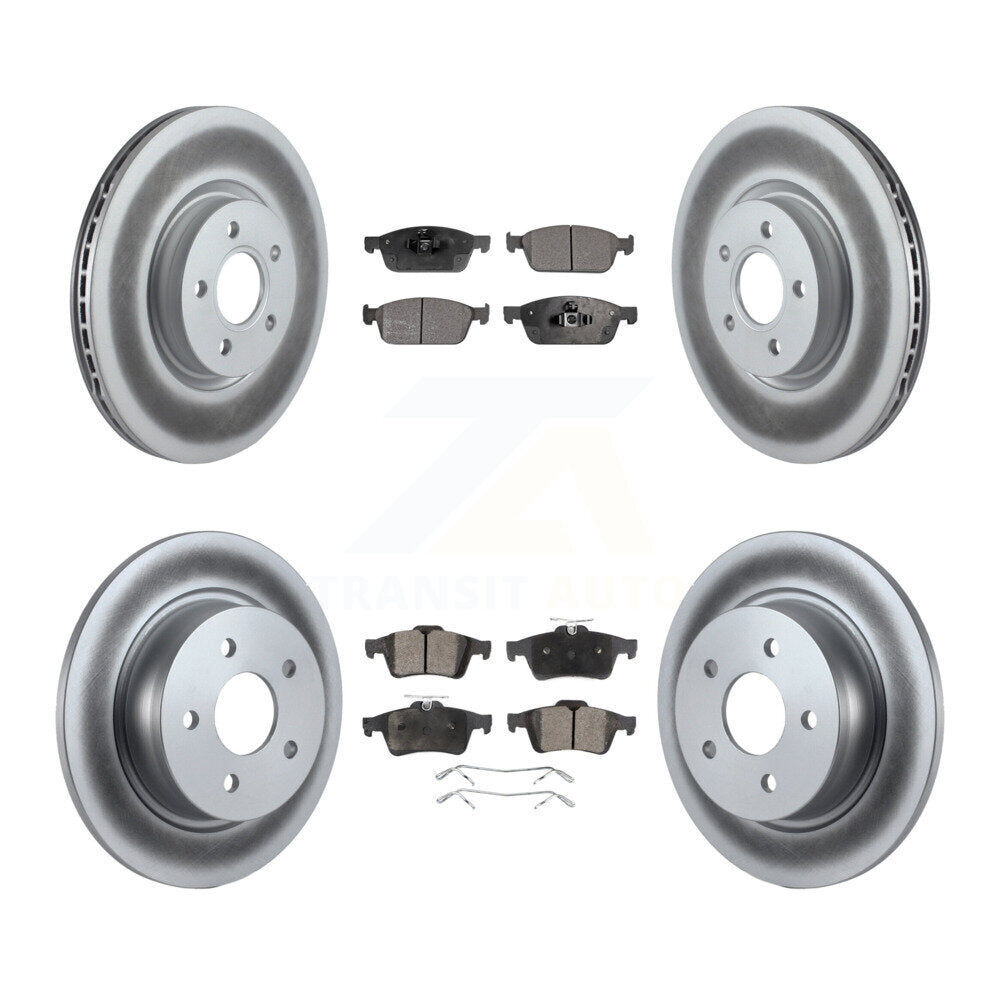 Transit Auto KGF-100989 Disc Brake Kit for 2013-2018 Ford Transit Connect, Ford Escape - Front and Rear