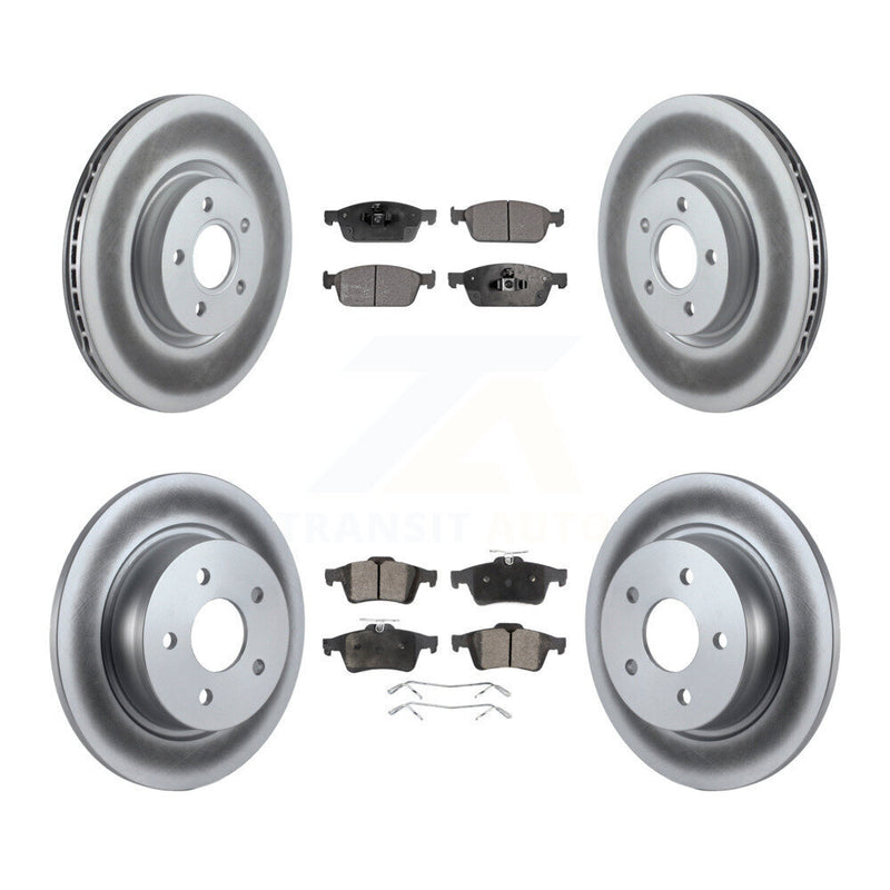 Transit Auto KGF-100989 Disc Brake Kit for 2013-2018 Ford Transit Connect, Ford Escape - Front and Rear