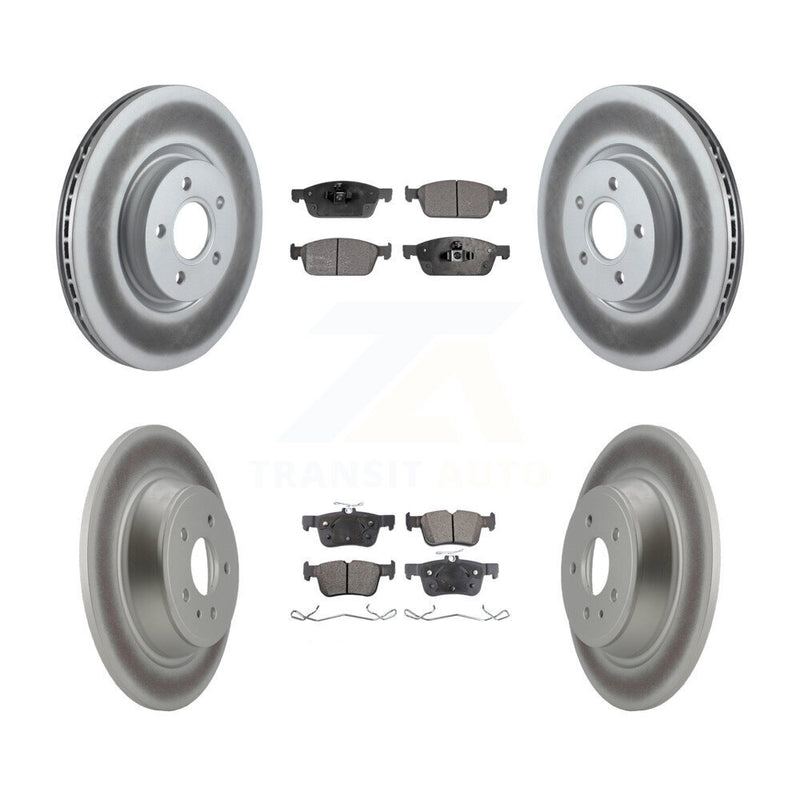 Transit Auto KGF-100990 Disc Brake Kit for 2017-2019 Lincoln MKC, Ford Escape - Front and Rear