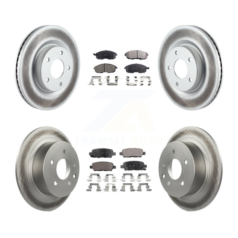 Transit Auto KGF-100992 Disc Brake Kit for 2007-2013 Nissan Altima - Front and Rear
