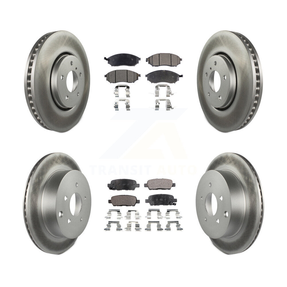 Transit Auto KGF-100994 Disc Brake Kit for 2006-2013 INFINITI FX37, INFINITI FX35, INFINITI FX45 - Front and Rear