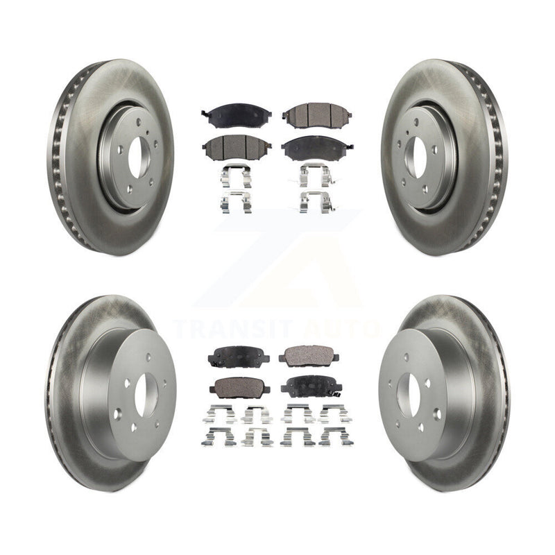 Transit Auto KGF-100994 Disc Brake Kit for 2006-2013 INFINITI FX37, INFINITI FX35, INFINITI FX45 - Front and Rear