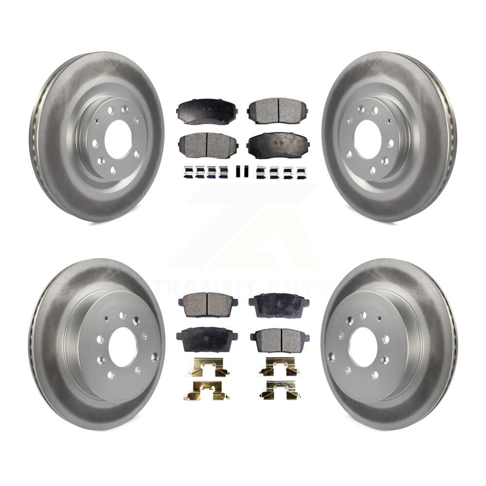 Transit Auto KGF-100995 Disc Brake Kit for 2007-2015 Mazda CX-9 - Front and Rear