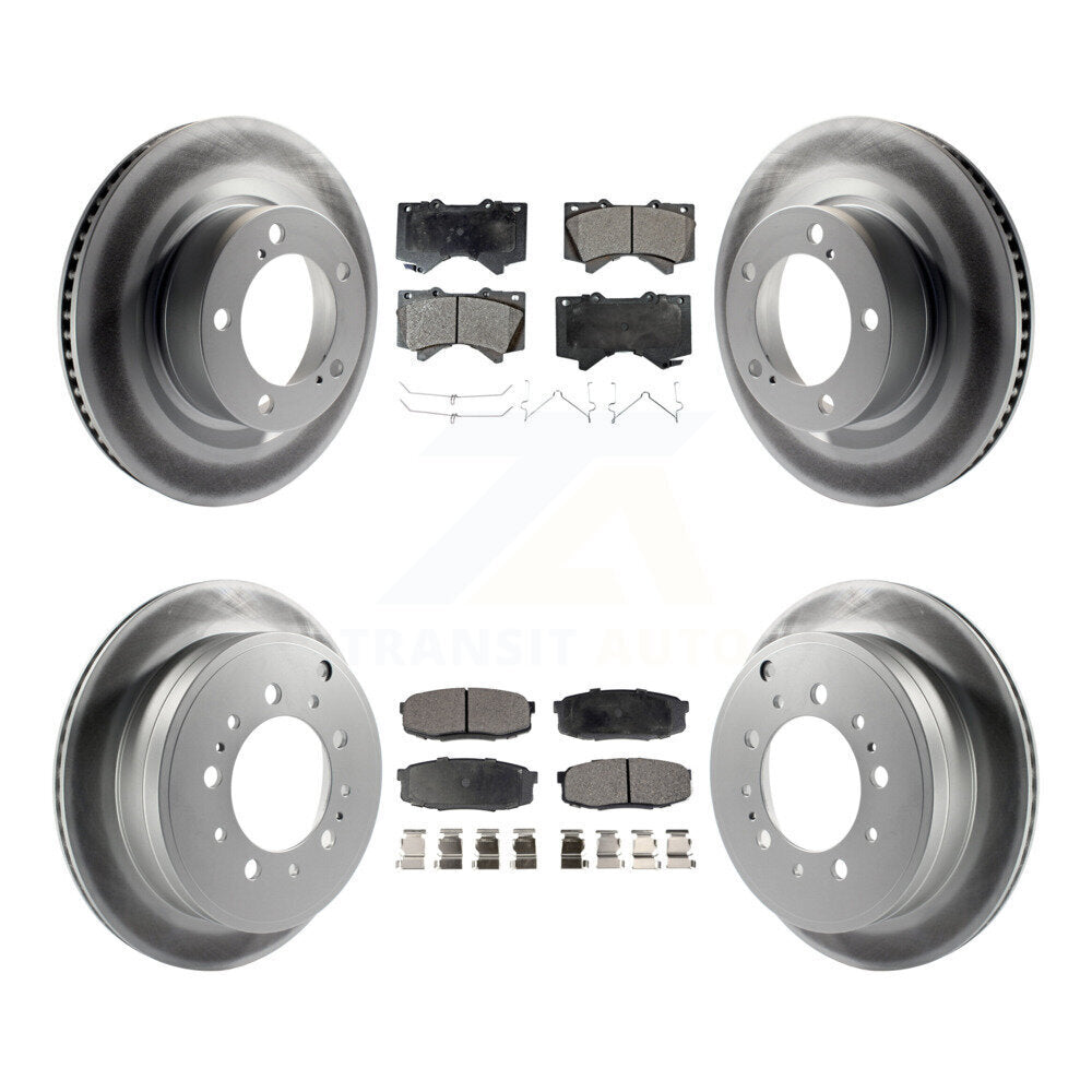 Transit Auto KGF-100996 Disc Brake Kit for 2007-2022 Toyota Land Cruiser, Lexus LX570 and More - Front and Rear