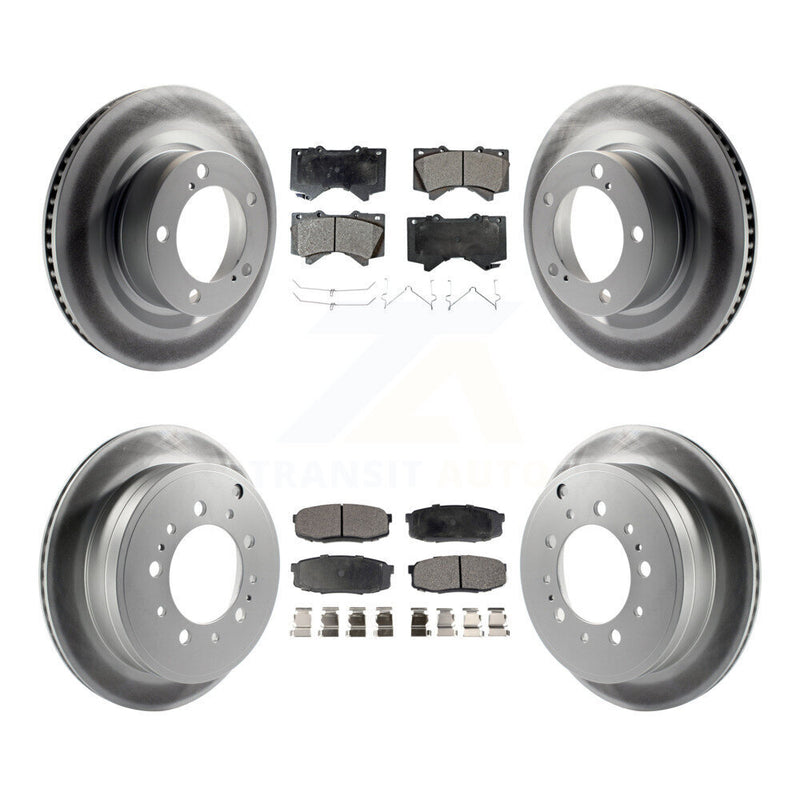 Transit Auto KGF-100996 Disc Brake Kit for 2007-2022 Toyota Land Cruiser, Lexus LX570 and More - Front and Rear