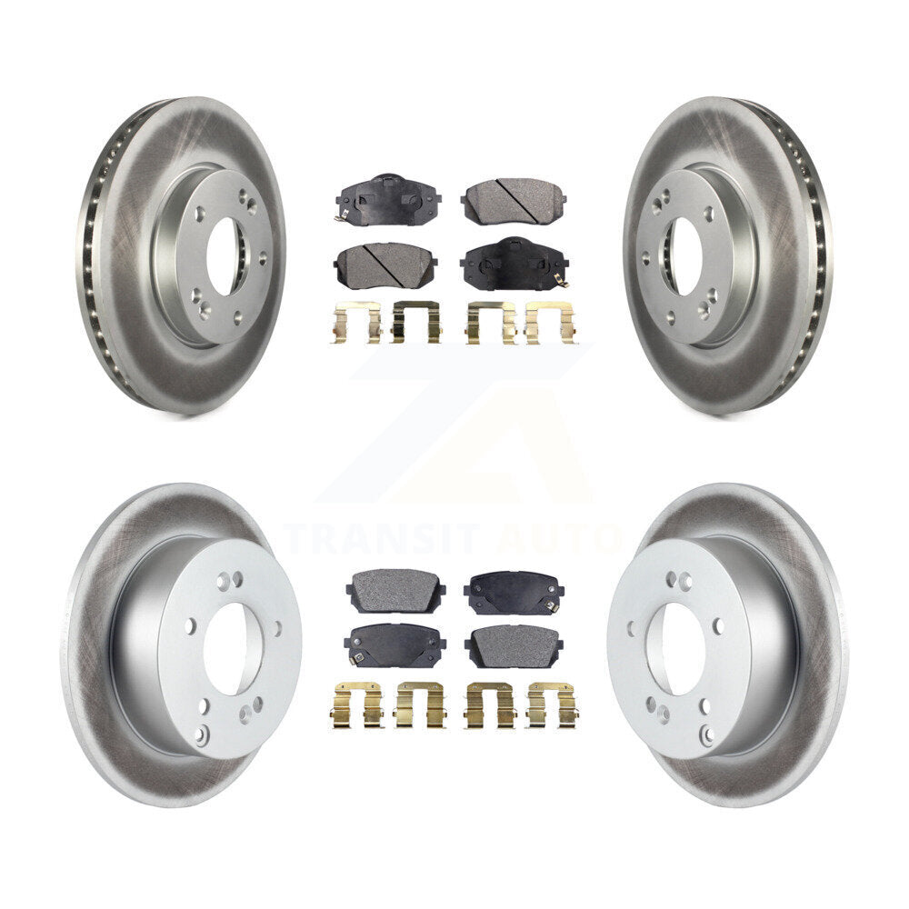 Transit Auto KGF-101002 Disc Brake Kit for 2007-2009 Kia Rondo - Front and Rear