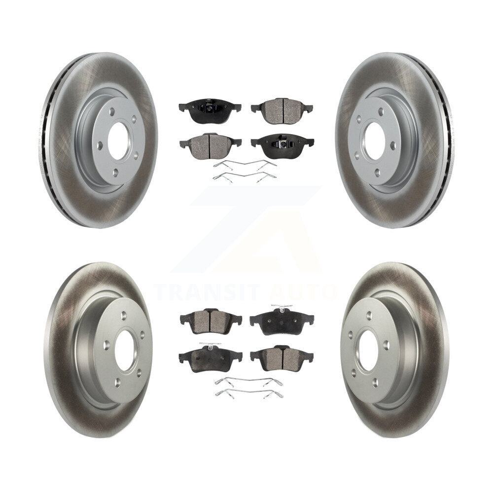 Transit Auto KGF-101005 Disc Brake Kit for 2004-2013 Volvo C30, Volvo C70 and More - Front and Rear