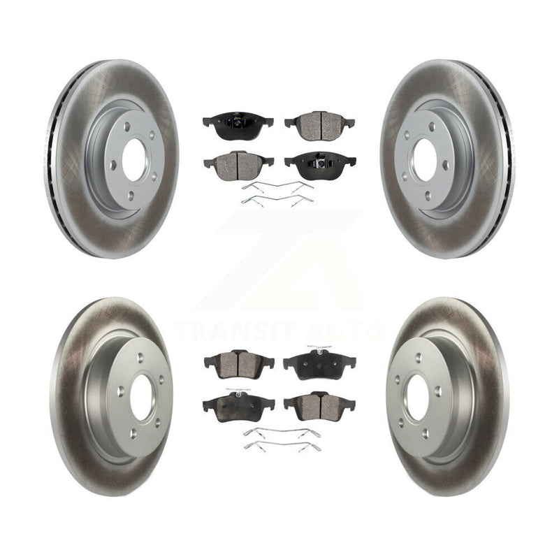 Transit Auto KGF-101005 Disc Brake Kit for 2004-2013 Volvo C30, Volvo C70 and More - Front and Rear