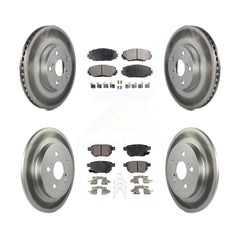 Transit Auto KGF-101015 Disc Brake Kit for 2009-2019 Toyota Corolla, Toyota Matrix, Pontiac Vibe - Front and Rear