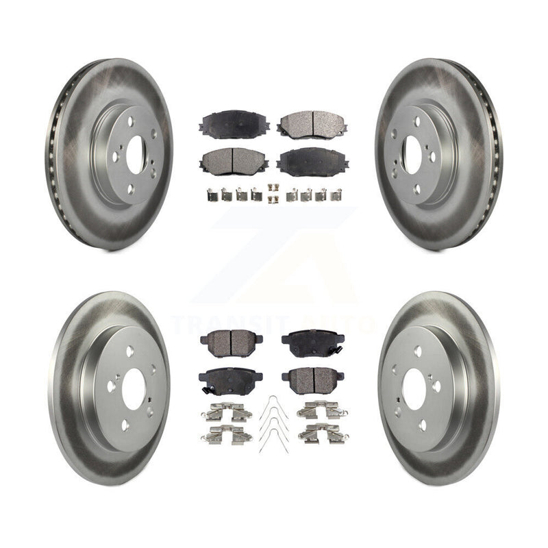 Transit Auto KGF-101015 Disc Brake Kit for 2009-2019 Toyota Corolla, Toyota Matrix, Pontiac Vibe - Front and Rear