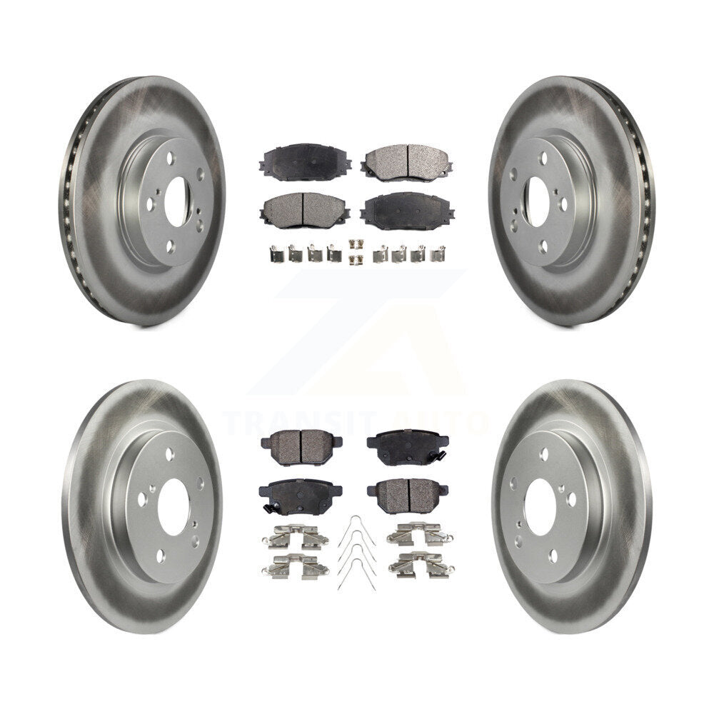 Transit Auto KGF-101016 Disc Brake Kit for 2014 Toyota Matrix - Front and Rear