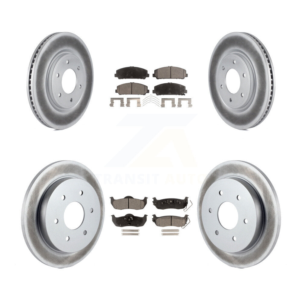 Transit Auto KGF-101017 Disc Brake Kit for 2007-2015 INFINITI QX56, Nissan Armada, Nissan TITAN - Front and Rear