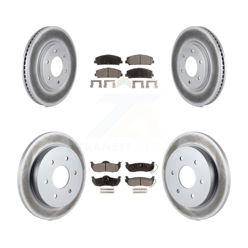 Transit Auto KGF-101017 Disc Brake Kit for 2007-2015 INFINITI QX56, Nissan Armada, Nissan TITAN - Front and Rear