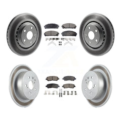 Transit Auto KGF-101020 Disc Brake Kit for 2008-2013 Toyota Highlander - Front and Rear