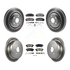 Transit Auto KGF-101022 Disc Brake Kit for 2010-2020 Toyota Highlander, Toyota Sienna and More - Front and Rear