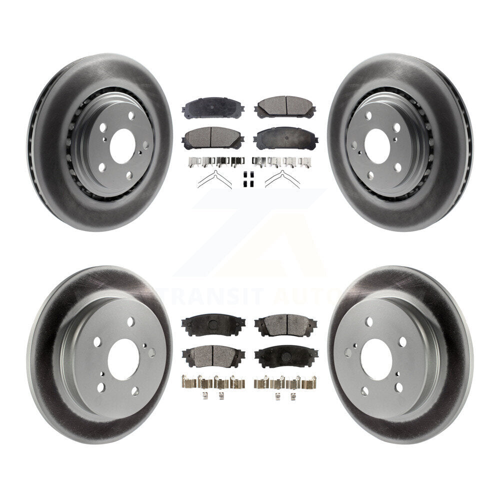 Transit Auto KGF-101023 Disc Brake Kit for 2015-2021 Lexus NX300, Lexus NX200t, Lexus NX300h - Front and Rear