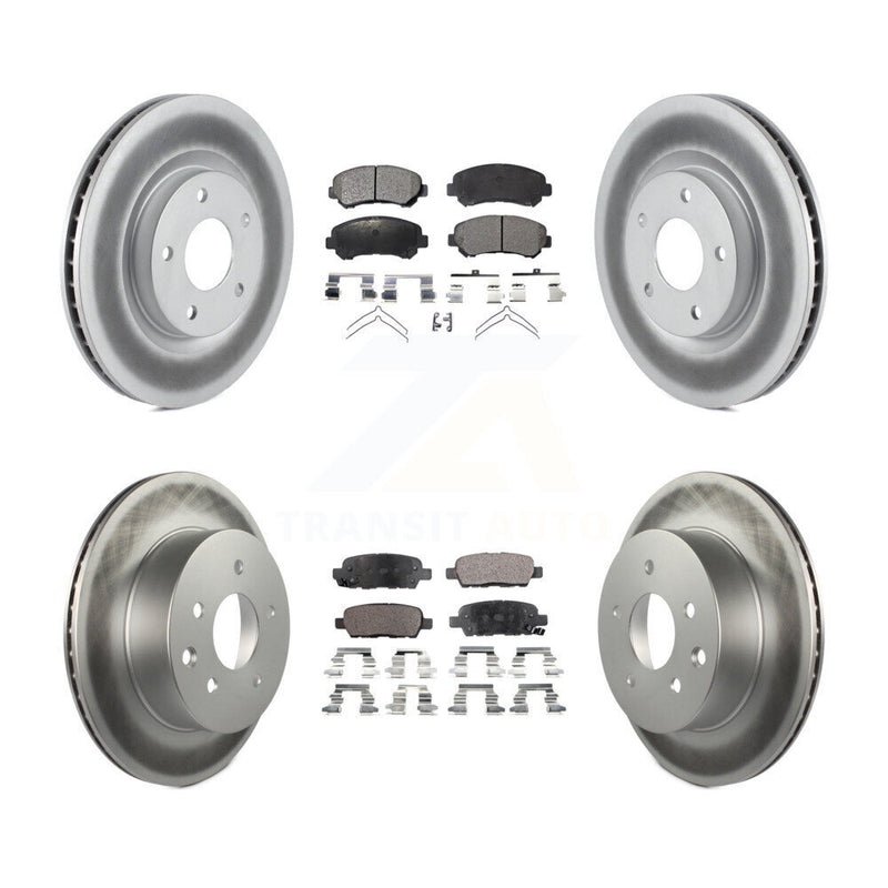 Transit Auto KGF-101024 Disc Brake Kit for 2008-2015 Nissan Rogue Select, Nissan Rogue - Front and Rear