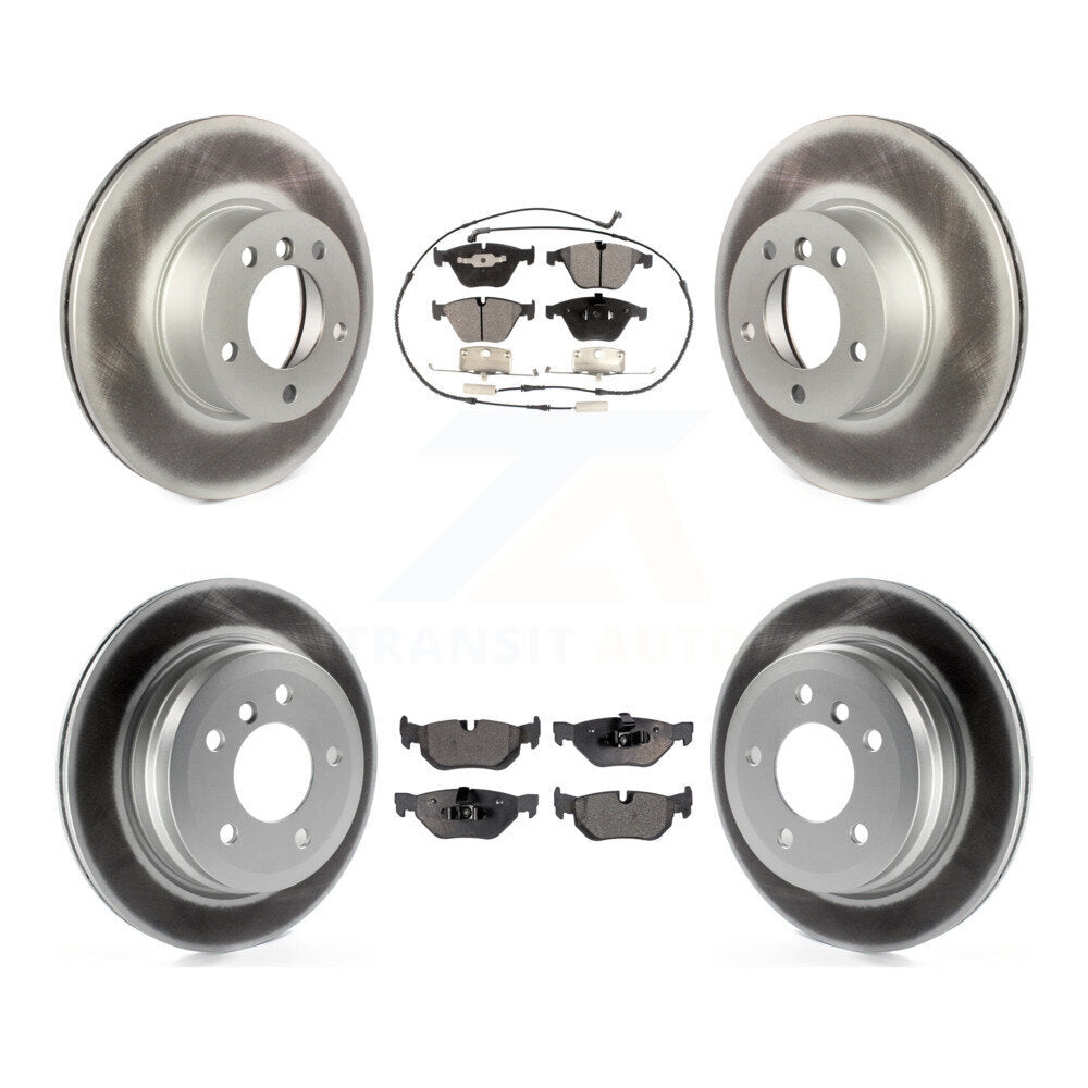 Transit Auto KGF-101040 Disc Brake Kit for 2008-2015 BMW X1, BMW 328i and More - Front and Rear