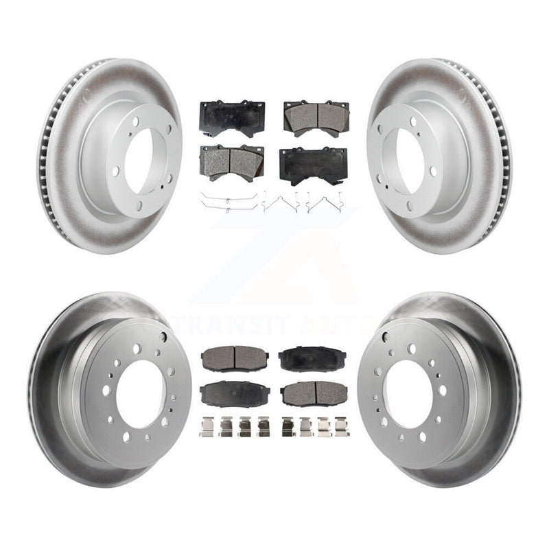Transit Auto KGF-101045 Disc Brake Kit for 2008-2020 Toyota Land Cruiser, Lexus LX570 - Front and Rear