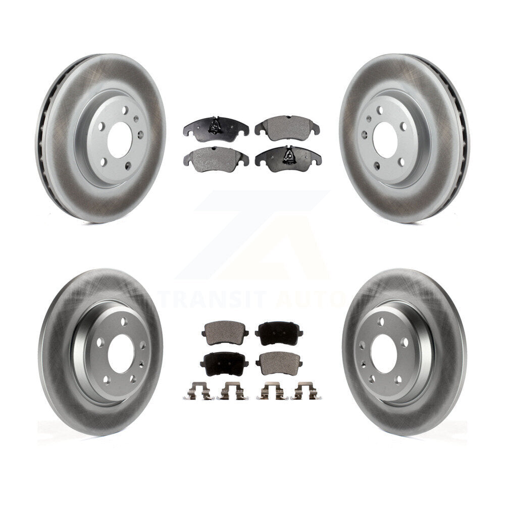 Transit Auto KGF-101051 Disc Brake Kit for 2008-2011 Audi A5, Audi A5 Quattro and More - Front and Rear