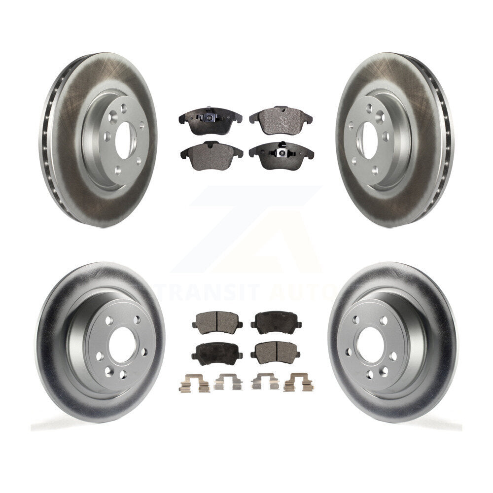 Transit Auto KGF-101058 Disc Brake Kit for 2012-2015 Land Rover Range Rover Evoque - Front and Rear