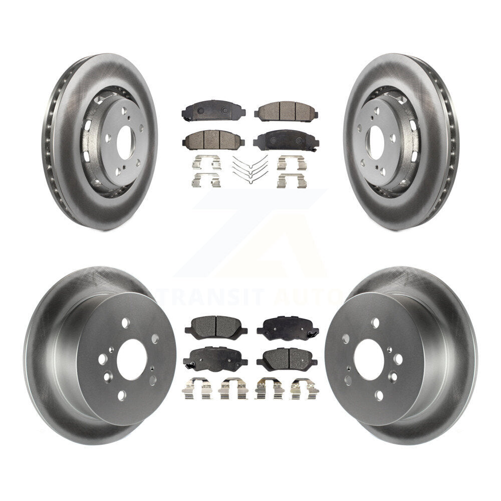 Transit Auto KGF-101059 Disc Brake Kit for 2009-2016 Toyota Venza - Front and Rear